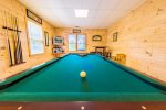 Basement Level Game Room Features - Pool Table, Foosball Table, & Poker Table 